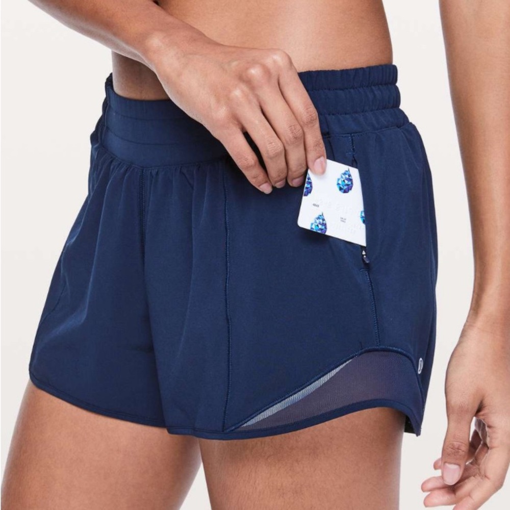 Lululemon Hottie Hot Navy Shorts